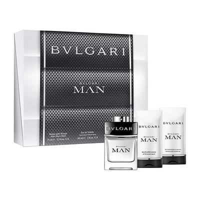Bvlgari Man Gift Set (Eau de Toilette60ml + ASE75ml + Shampoo and Shower Gel75ml) 210 ml - Shampoos