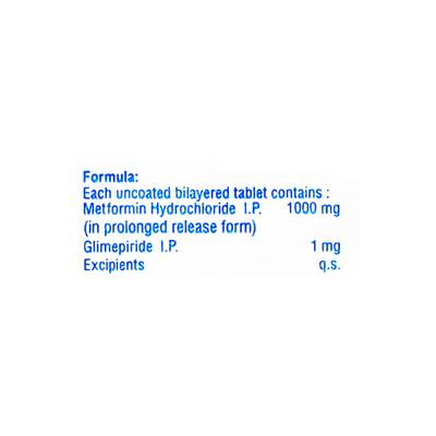 Glyciphage G1 Forte Tablet 10'S - Diabetes-Ant
