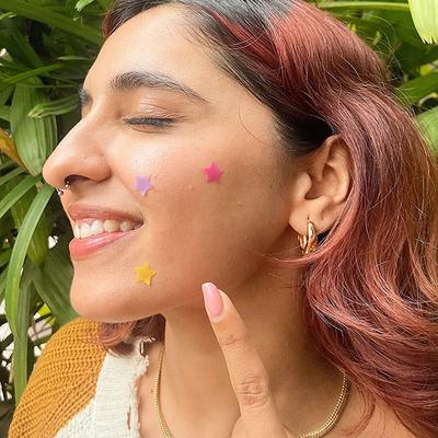 Gush Beauty Dart It Hydrocolloid Pimple Patches For Healing Acne, Zits And Blemishes - Super Star 5 Colors 1's - Masks & Peels