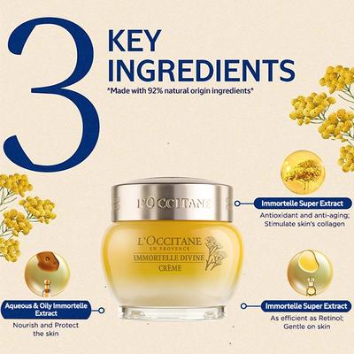 L'Occitane Immortelle Divine Cream 50 ml - Face Creams