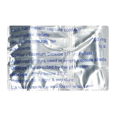 ITRAFAZE 200mg Capsule 8's - Fungal Infections-Anf
