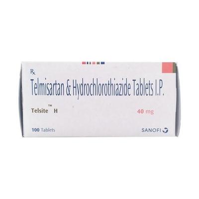 Telsite H 40mg Tablet 10'S - Hypertension-Ang