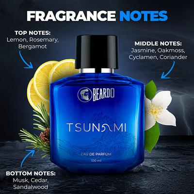 Beardo Tsunami Perfume Edp 100 ml - Men Perfumes (Edt/Edp)