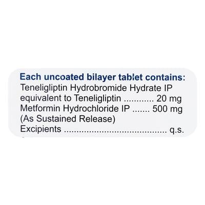 Tenepla M 500/20mg Tablet 10'S - Diabetes-Ant