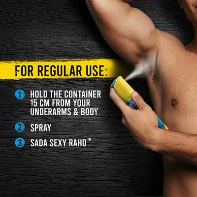 Set Wet Cool Avatar Deodorant and Body Spray Perfume for Men, 150ml each 2's - Men Deodorants/Roll-Ons