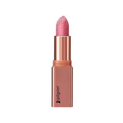 Pilgrim Glitter Lipstick My Habibi-07 Luxurious 3-D Glitter Formula With Matte Finish pink 4.2 g - Lipsticks