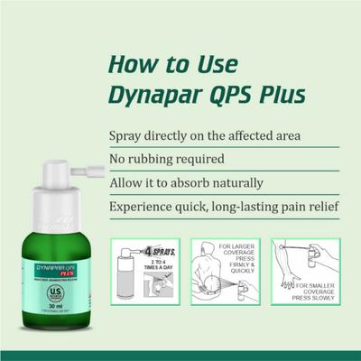 Dynapar Qps Plus Solution 30ml - Pain Relief Spray