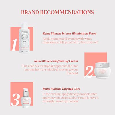 L'Occitane Reine Blanche Targeted Care 15 ml - Skin-Treatment
