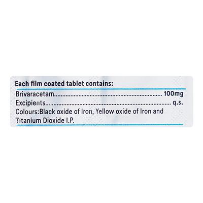 BRIV+ 100 Tablet 10's - Epilepsy/Convulsion-Ant