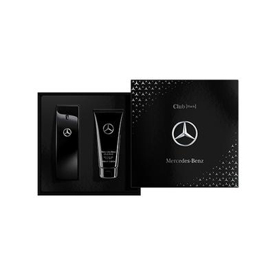 Mercedes-Benz Club Black Set (Eau De Toilette 100ml + Shower Gel 100ml) 1's - Men Perfumes (Edt/Edp)
