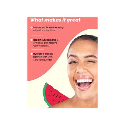 PLIX Watermelon Invisible Sunscreen Stick with SPF 50 PA +++, UVA & UVB Shield, No White Cast, Water Resistant, Intense Hydration, Quick Absorbing for Men & Women 15 gm - Face Sunscreen