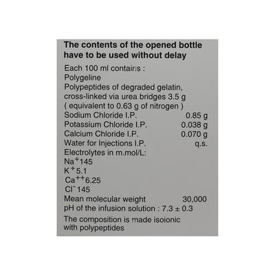 HAEMACCEL Infusion 500ml - Supplements-Int