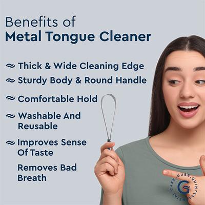 Gubb Tongue Cleaner Loop - Metal 50 gm - Floss & Tongue Cleaners