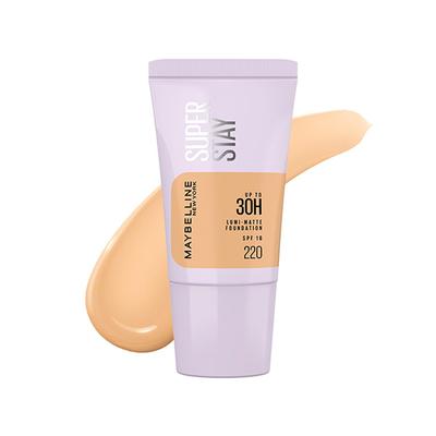 Maybelline New York Super Stay Lumi Matte Liquid Foundation, 30HR Long Lasting, 220 18 ml - Foundation