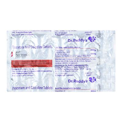 Nootropil C 500/800mg Tablet 10'S - Alzheimer-Neu