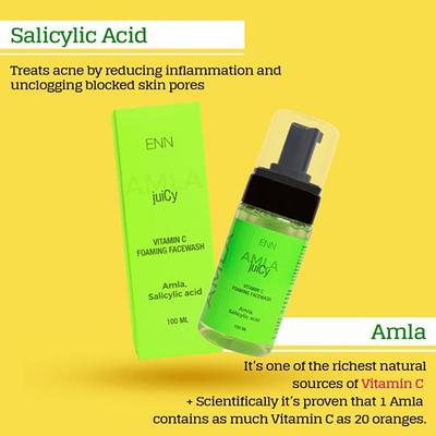 ENN Juicy Face Wash And 17 Percent Vitamin C Serum kits 130 ml - Facial Kits