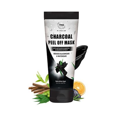 TNW The Natural Wash Charcoal Peel Off Mask With Activated Charcoal And Liquorice Extracts 100 gm - Masks & Peels