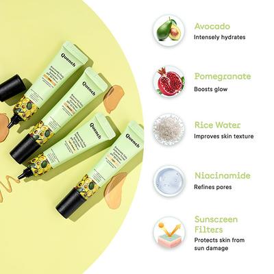 Quench Botanics Bravocado Daily Defense Tinted Sunscreen SPF 50 PA+++ (Light) 50 ml - Face Sunscreen