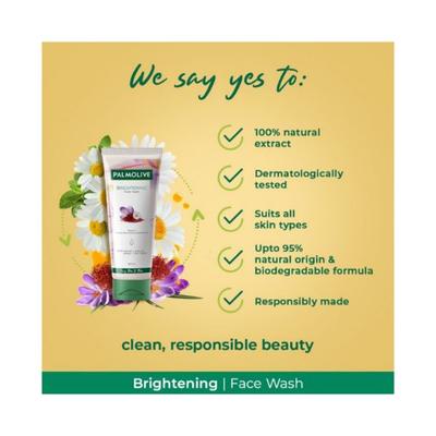 Palmolive Brightening Gel Facewash 100 ml - Face Wash & Cleansers