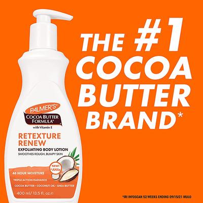 Palmer's Cocoa Butter Formula with Vitamin E Retexture Renew Exfoliating Body Lotion 400ml - Lotions & Creams