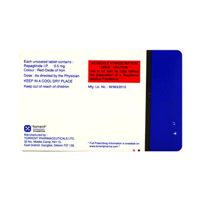 EUREPA 0.5mg Tablet 15's - Diabetes-Ant