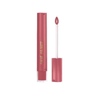 Lakme 9to5 Hya Matte, All Day Pink, Hydrating Liquid Lipstick with Hyaluronic Acid 5.3 ml - Liquid Lipsticks