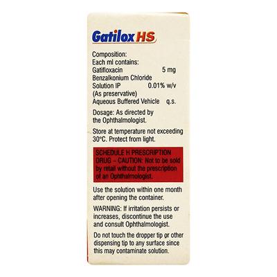 Gatilox HS Eye Drops 3ml - Eye Infections-Eaa