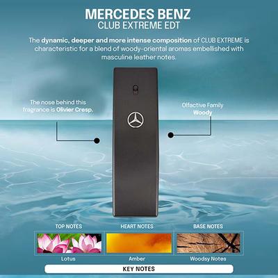 Mercedes-Benz Club Extreme Eau De Toilette 50 ml - Men Perfumes (Edt/Edp)