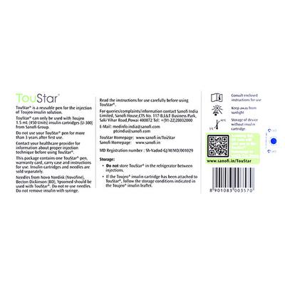 TOUSTAR REUSABLE Pen(Device) 1's - Diabetes-Ins