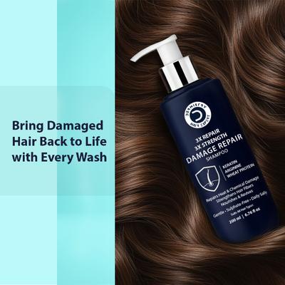 Dermistry Damage Repair With Keratin Arginine Wheat Protein Shampoo 200 ml - Shampoos