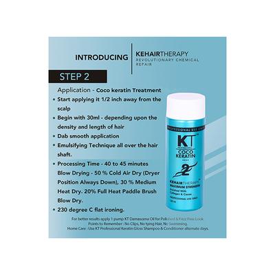 Kehairtherapy Professional Coco Keratin Starter Kit 480 ml - Straight Hair