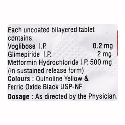 Vogli Gm2 Tablet 10'S - Diabetes-Ant