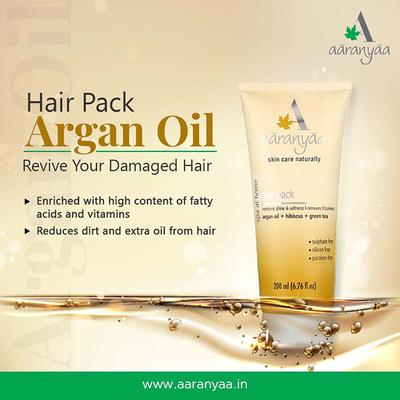 Aaranyaa Hair Pack Argan Oil 200 ml - Hair Masks & Packs