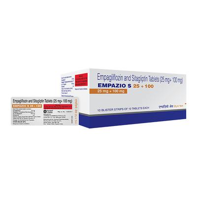 EMPAZIO S 25+100 Tablet 10's - Diabetes-Ant