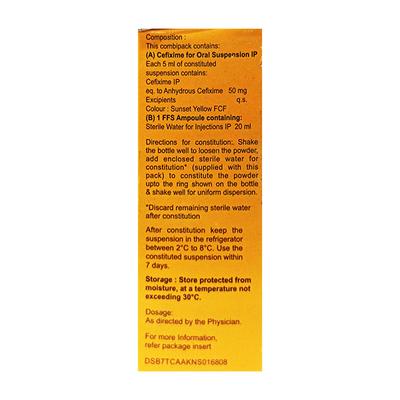 MAHACEF PINEAPPLE FLAVOUR Dry Syrup 30ml - Bacterial Infections-Cep