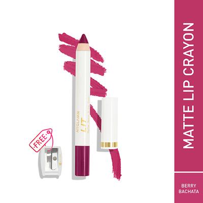MyGlamm Matte About It Lip Color Berry Bachata 2.8 gm - Lipsticks