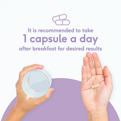 HK Vitals Hair Multivitamin with Dht Blockers, Omega and Biotin, Supports Keratin Synthesis and Helps Reduce Hair Fall, 60 Multivitamin Capsules 1's - Hair & Skin