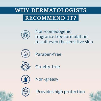 FCL Ultra Light Gold Silicone SPF 40 Translucent Gel 50 ml - Face Sunscreen