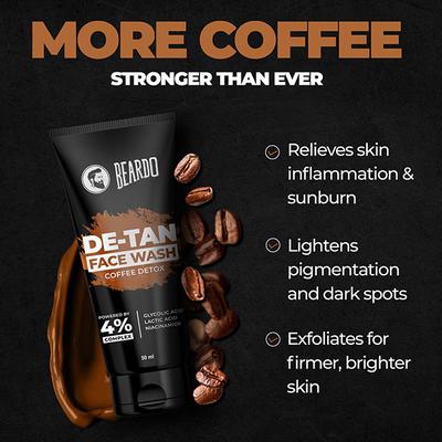 Beardo De-Tan Facewash for Men 50 ml - Face Wash & Cleansers