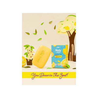 Plum Bodylovin' Lemme Lemon Bathing Soap All Skin Types Lemon Fragrance 75 gm - Soaps