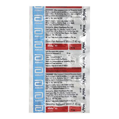 WINBP 40 Tablet 15's - Hypertension-Ang