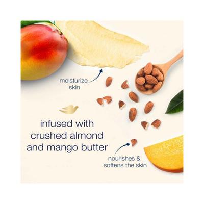 Dove Exfoliating Body Polish Scrub Crushed Almond and Mango Butter for Dry Skin 298 gm - Scrubs & Exfoliants