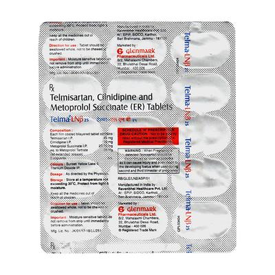 TELMA LNB 25 Tablet 15's - Hypertension-Ana