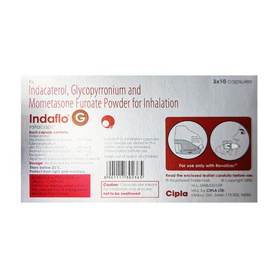 INDAFLO G Rotacap 10's - Asthma/COPD-Ast