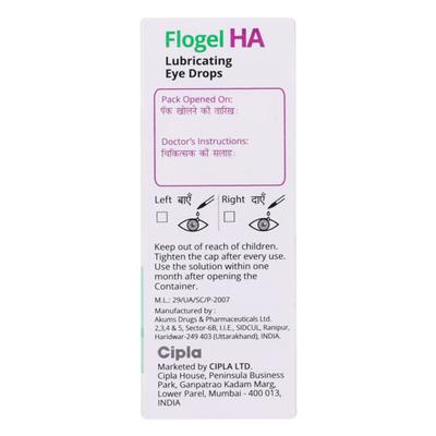 FLOGEL HA Eye Drops 10ml - Dry Eye-Olt