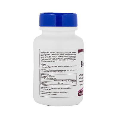 Healthvit Beet Root Capsules For Immunity Booster 60's - Vitamin C