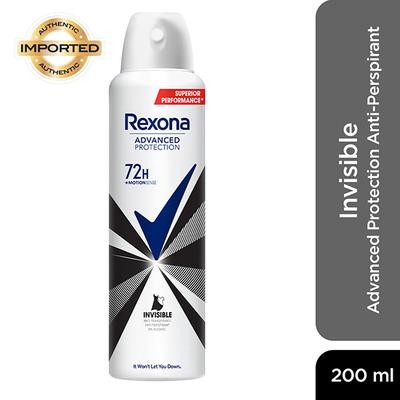 Rexona Invisible Advanced Protection Anti-Perspirant Deodorant for Women 200 ml - Body Mist/Spray