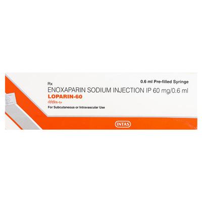 Loparin 60mg Injection 0.6ml - Blood Clot-Ant