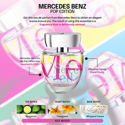 Mercedes-Benz Pop Edition For Women Eau de Parfum 90 ml - Women Perfumes (Edt/Edp)