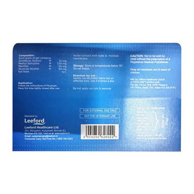 ZELDINAC NANO Gel 50gm - Pain relief-Nsa